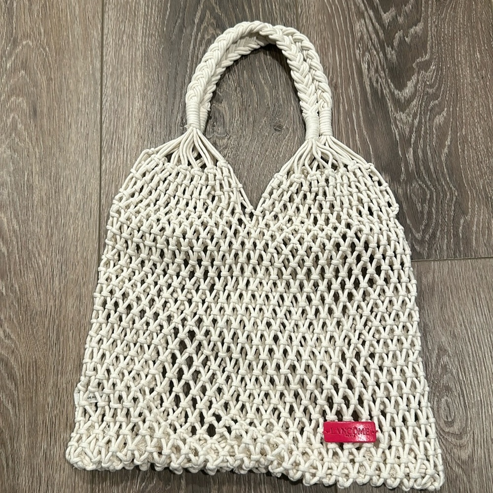 NWOT Lancôme rope bag